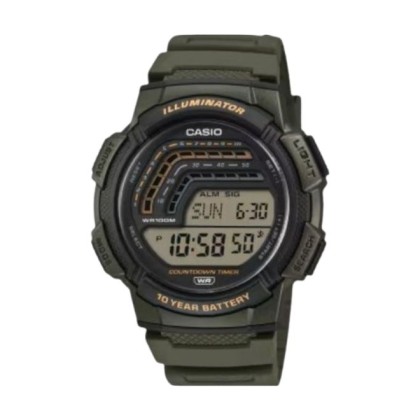 Casio WS-1800-3AV Sporty Design Resin Band Men Watch